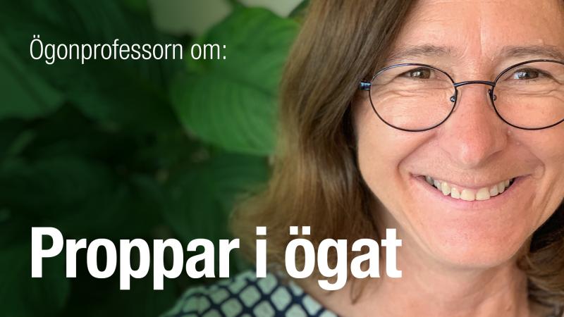 Ögonprofessorn om proppar i ögat