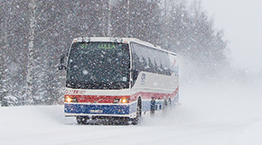 Buss i snöyra