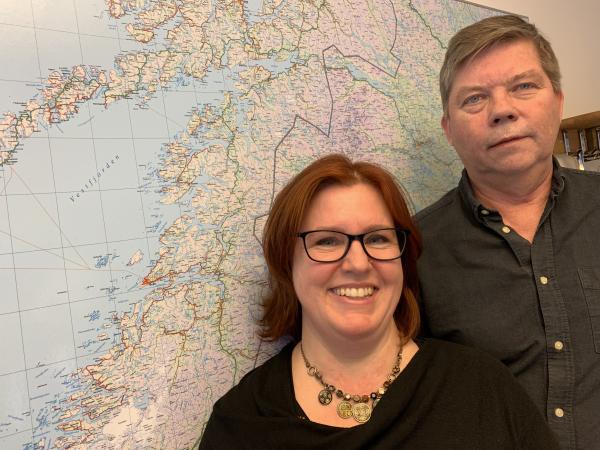 Petra Selberg och Roger Ylinenpää